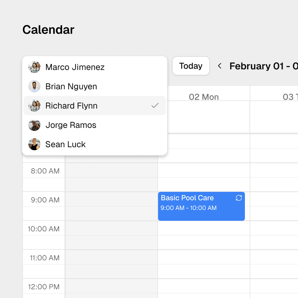 Calendar scheduling